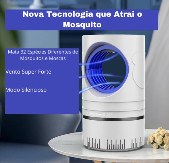 Lâmpada Armadilha Para Insetos - LED Com Tecnologia UV