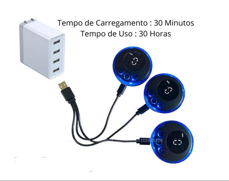 Estimulador Muscular Recarregável USB!!