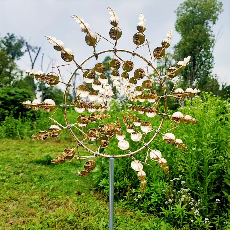 Catavento de Metal - Beleza em Movimento para seu Jardim